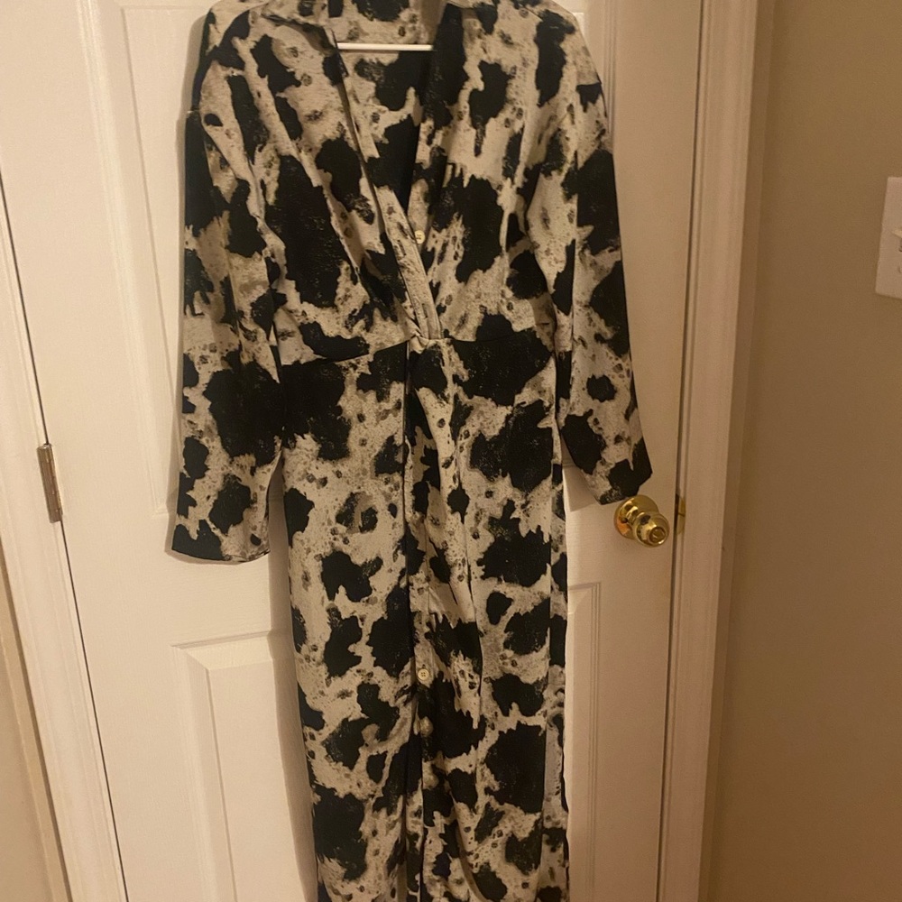 SHEIN cow dress